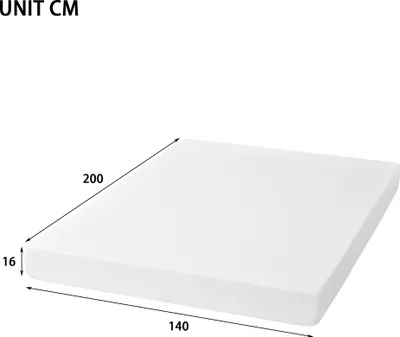 Obrázek produktu pro okwish patrová postel s matrací 90/140×200 dvojlůžko postel pro mládež s zábradlím a stupněm, kovová postel s vícepodlažním prostorem, bílá