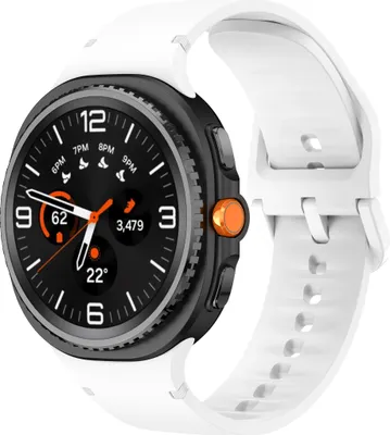 Produktbild von Strap-it Silikonband mit Schnallenverschluss - passend für Samsung Galaxy Watch 8 - 40mm / Galaxy Watch 8 - 44mm / Galaxy Watch 8 Classic (weiß)