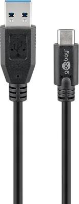 Produktbild von USB 3.1 SuperSpeed+ Kabel USB 3.1 Typ C-Stecker > USB 3.0 A-Stecker