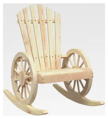 Produktbild von Adirondack-Schaukelstuhl aus Tannen-Massivholz
