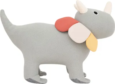 Zdjęcie produktu dla Crochetts Großes Triceratops-Plüschtier z Zusatzsitz für Kwder 4050