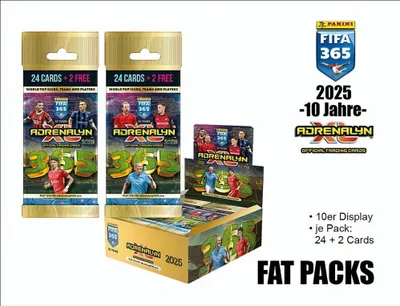 Obrázok produktu pre FIFA 365 Adrenalyn XL 2025 Fatpack Booster Display