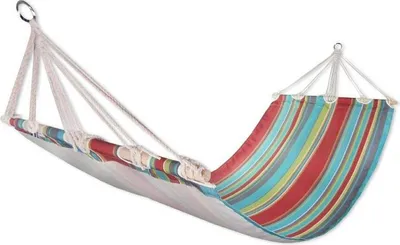 Productafbeelding van Schommelstoel Sedco, 200x80 cm, gestreept - groen/rood