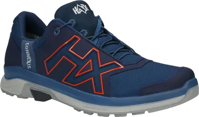 Produktbild von Haix Schuh CONNEXIS Go 2.0 GTX low marine-saffron 360022, Farbe:blau,orange, Größe:UK 9.5 / EU 44