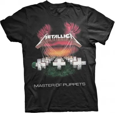 Zdjęcie produktu dla Metallica Master of Puppets European Tour '86. Black L Koszulka