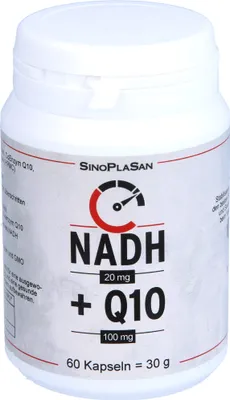 Obrázek produktu pro NADH 20 mg + Q10 100 mg, 60 St KAP
