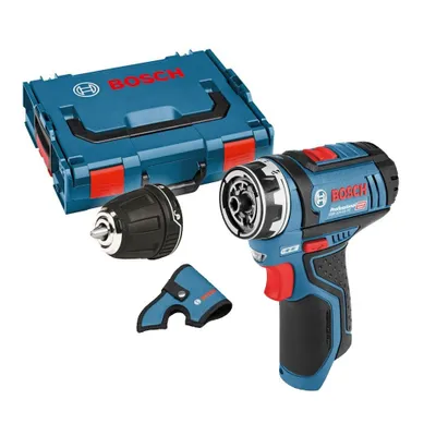 Zdjęcie produktu dla Bosch 06019F6002 Akumulatorowa wiertarko-wkrętarka Bosch GSR 12V-15 FC z GFA 12-B