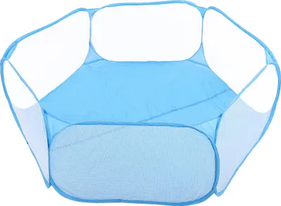 Produktbild von Tragbarer Laufstall für kleine Haustiere, transparent, für Welpen, Katzen, Kaninchen, Käfig, Zelt für den Außenbereich