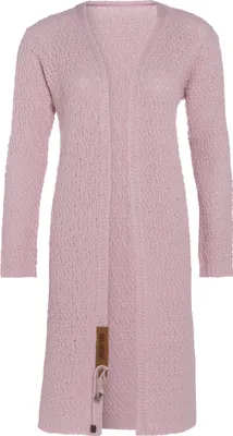 Produktbild von Knit Factory Luna Lange Strickjacke - Rosa - 36/38