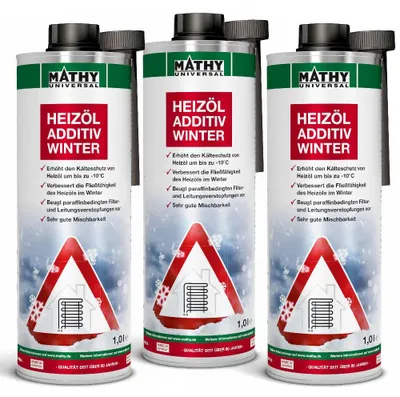 Produktbild von MATHY SPEZIAL-H Winter Heizöl-Additiv 3 x 1,0 l