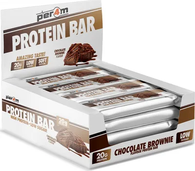 Produktbild von Per4m Protein Bar (12x62g) Chocolate Brownie - Riegel - Protein-Riegel