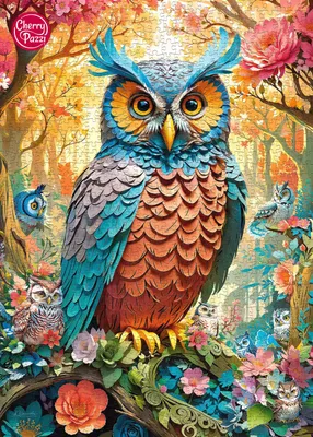 Obrázok produktu pre Puzzle 1000 CherryPazzi – Sova z papiera 30776