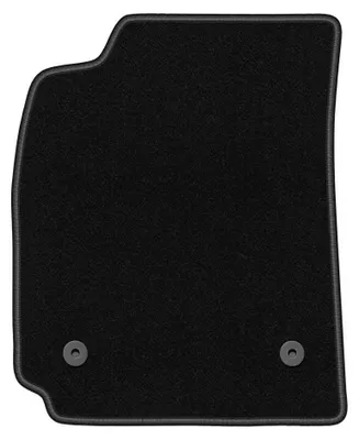Produktbild von Fahrermatte Velours für Audi A4 B5 1995-1999 (Limousine/Kombi/Avant) – 1-tlg, Schwarz, passgenau – Wielganizator BASIC