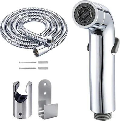 Immagine prodotto di Set WC con bidet, dotato di doccetta a risparmio idrico e adattatore per bidet da WC