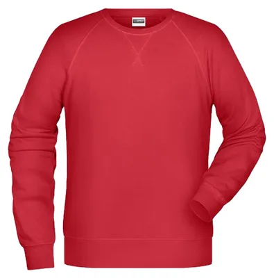 Produktbild von James and Nicholson - Sweatshirt für Herren LT2494 (5XL) (Rot)