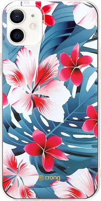 Produktbild von Crong CRG-FLR-IP1254-03, Cover, Apple, iPhone 12 Mini, 13,7 cm (5.4"), Mehrfarbig