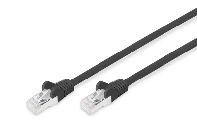 Immagine prodotto di DIGITUS Patchkabel CAT6 S/FTP 2xRJ45 3.0m schwarz LSZH