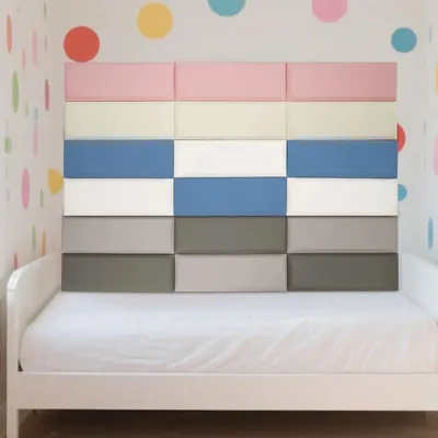 Obrázek produktu pro Sada 6 kusů dětské výbavy na postel, rozměry 180x40 cm, barva růžová a krémová