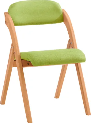 Obrázok produktu pre SoBuy FST92-GR Skladacia kuchynská stolička s čalúneným sedadlom a operadlom zelená WHT cca: 47x77x60cm