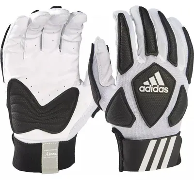 Image de Gants de football américain adidas Scorch Destroy 2 Blanc pour receveur