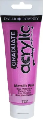 Produktbild von Daler-Rowney Graduate, 120 ml, Pink, Tube, Wasserfest