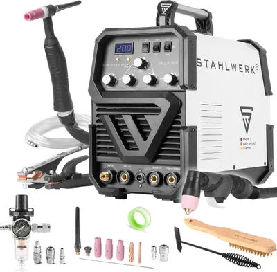 Produktbild von STAHLWERK Schweißgerät AC/DC WIG 200 CUT mit MMA und integriertem Plasmaschneider