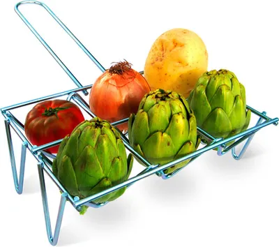 Image de Grille Légumes Gourmet Cuisson Saine 6 Portions - Gourmet Kitchen