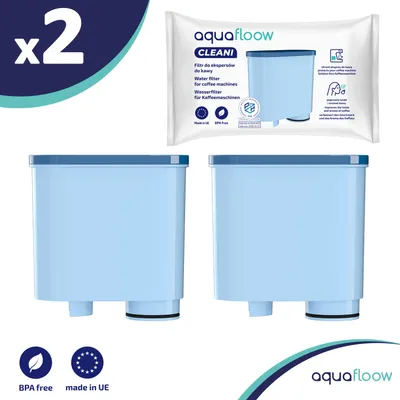 Obrázek produktu pro Sada 2 vodních filtrů AquaFloow Cleani kompatibilní s plně automatickými kávovary Philips & Saeco Náhrada za AquaClean CA6903/00 CA6903/10