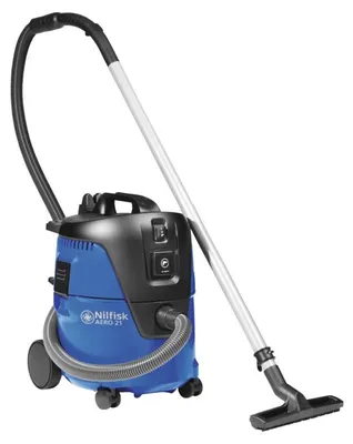 Zdjęcie produktu dla Nilfisk AERO 21-21 PC, Suchy i Mokry, Czarny, Niebieski, Poli(tereftalan etylenu) (PET), 20 l, 60 L/s, 21 kPa