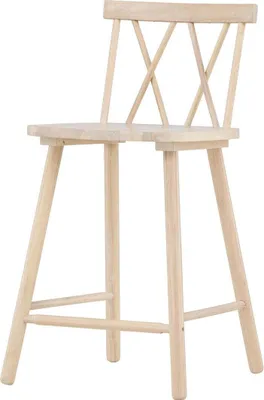 Obrázok produktu pre FURNLUX Barová stolička Mollostrom Beige 43cm / Hauptfarbe: Beige / Abmessungen: 43 x 44 x 90 cm