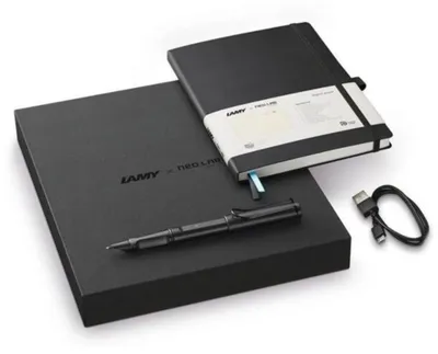 Produktbild von LAMY safari ncode Smart Writing Set All Black LAMY-NCODE
