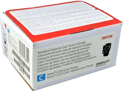 Produktbild von Xerox ® C310 Farbdrucker/C315 Farb-Multifunktionsdrucker Standardkapazität-Tonermodul Cyan (2000 Seiten) - 006R04357, 0 Seiten, 2000 Seiten, Cyan, 1 Stück(e)