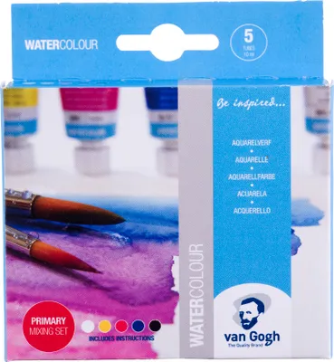 Immagine prodotto di Set di colori primari per acquerelli Van Gogh | 5 x 10 ml