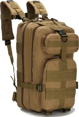 Produktbild von US ASSAULT PACK (30L) Molle Rucksack Army Day Pack BW Kampfrucksack Bundeswehr Armee Outdoor Tasche in Coyote Tan (Braun)