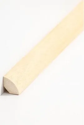 Produktbild von Viertelstableiste Fußleiste 18 x 18 x 2000 mm Abachi zum Kleben, Clipsen, Schrauben & Nageln Massivholz Sockelleiste by PROVISTON 20 Meter | 10 Stück