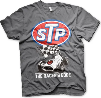 Produktbild von STP Retro Racer T-Shirt - Large - DarkGrey