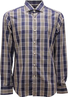 Immagine prodotto di L0064 Camicia Uomo Bordoni Man Glen Check Shirt