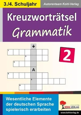 Produktbild von Kreuzworträtsel Grammatik