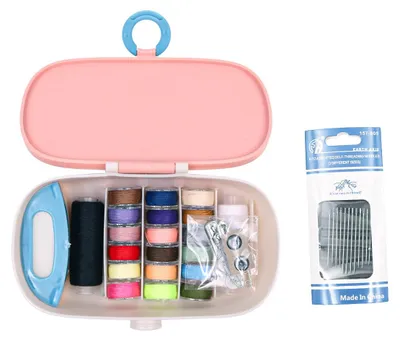Nähkasten mit Nähset, DIY Zubehör, Aufbewahrungsbox, tragbar