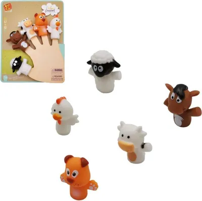 Immagine prodotto di Marionetta da dito in gomma per animali domestici 5cm
