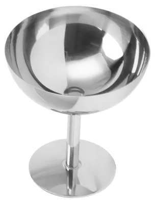 Dessertbecher aus Edelstahl, spülmaschinenfest, 10 x 11 x 6,8 cm