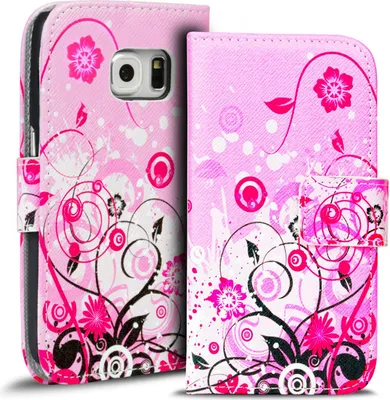 Image de Housse de téléphone portable pour Samsung Galaxy S6 Edge Housse en cuirPolyuréthaneMotif Housse de protection