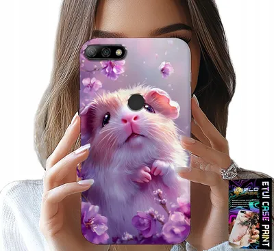 Image de Étui Pour Huawei Y7 2018 - Hamster Mignon, Rongeur Designs Pour Les Enfants