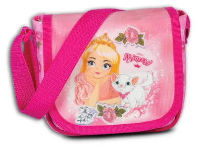 Produktbild von Fabrizio Mädchen Kindergartentasche rosa pink 16x14x5,5 Katze Prinzessin OTI210A