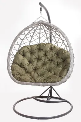 Immagine prodotto di Cuscino per la testa della sedia sospesa 130x100cm Verde | Cuscini per mobili da giardino | Cuscino da pavimento per bambini | Cuscini per altalena sospesa