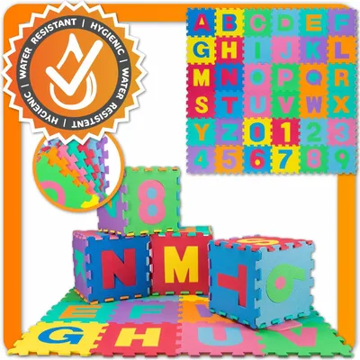 Obrázok produktu pre Detská podložka na hranie - detská podložka na hranie s puzzle