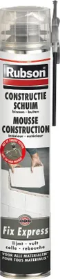 Image de Mousse expansive Fix Express construction RUBSON - aérosol 750 ml - 1619486