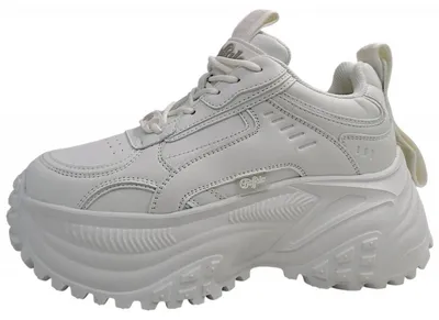 Produktbild von Buffalo Damenschuhe sportlicher Schnürer Weiß Freizeit