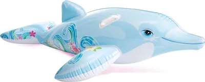 Obrázok produktu pre Nafukovacia hračka Delfín modrý 175 x 66 cm INTEX 58535