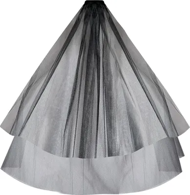 Produktbild von Brautschleier, zweilagig, einfarbig, kurz, Haaraccessoire für Partys, Ausflüge, Hochzeiten und festliche Anlässe